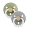 BIBS Colour GLOW Latex Pacifiers - Sage/Cloud - 2 Pack 2 BIBS Colour GLOW Latex Pacifiers - Sage/Cloud - 2 Pack -Pushchairs Store 120267 5713795198955 bibs colour pack sageglow cloudglow 2