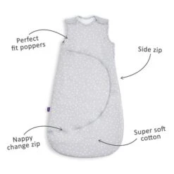 SnuzPouch Sleepi™ng Bag 2.5 Tog 6 - 18 Months White Spot 12 SnuzPouch Sleepi™ng Bag 2.5 Tog 6 - 18 Months White Spot -Pushchairs Store 2055 zoom 1