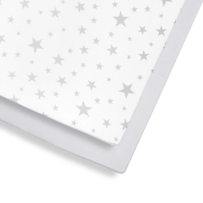 Snuz 2pk CotBed Sheets - Stars 6 Snuz 2pk CotBed Sheets - Stars - Image 4