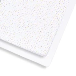 Snuz 2pk Cot Bed Fitted Sheets - Colour Spots