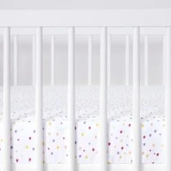 Snuz 2pk Cot Bed Fitted Sheets - Colour Spots -Pushchairs Store 2187 zoom
