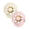 BIBS Boheme Latex Pacifiers - Ivory/Blossom - 2 Pack 2 BIBS Boheme Latex Pacifiers - Ivory/Blossom - 2 Pack -Pushchairs Store 230107 5713795229246 bibs boheme pack ivory blossom