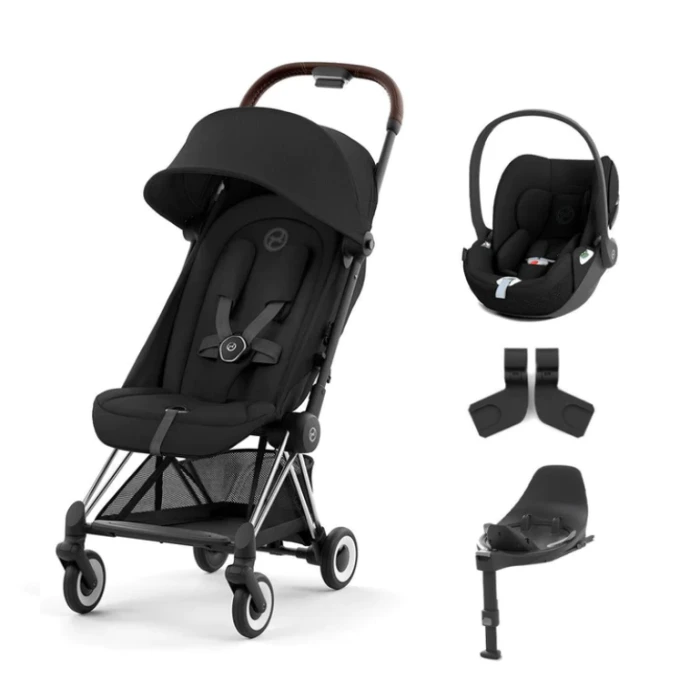 Coya Stroller With Cloud T & Base T - Chrome Frame 3 Coya Stroller With Cloud T & Base T - Chrome Frame
