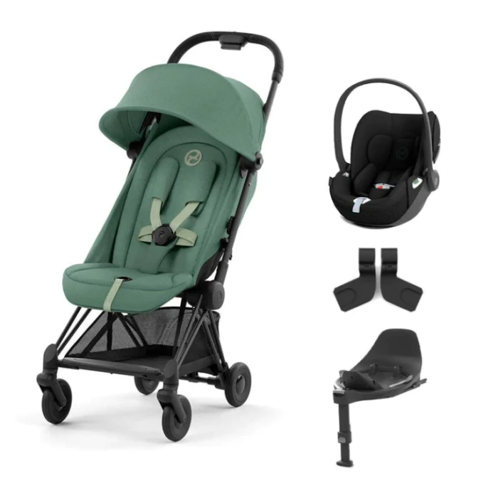 Coya Stroller With Cloud T & Base T - Matt Black Frame 3 Coya Stroller With Cloud T & Base T - Matt Black Frame