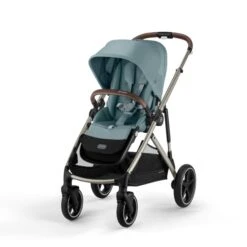 Gazelle S Pushchair Taupe - Sky Blue