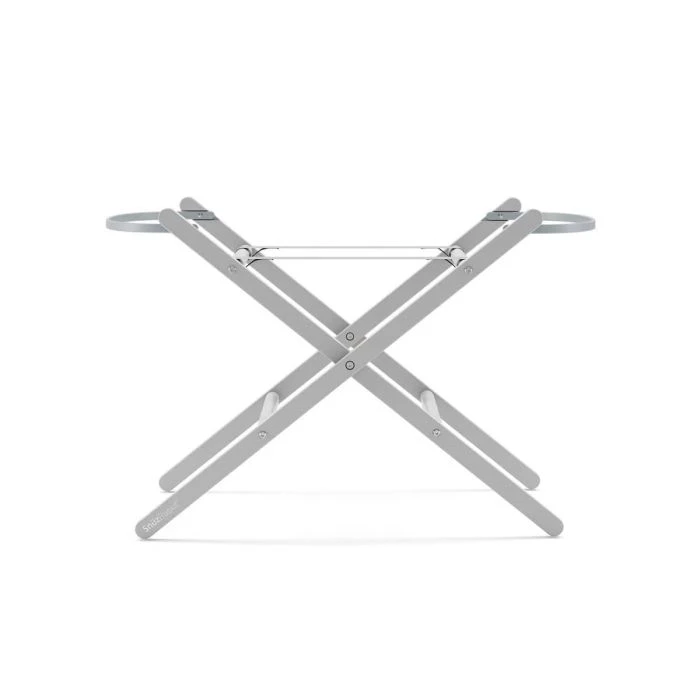 SnuzBaskit Light Grey Moses Basket & Dove Stand 4 SnuzBaskit Light Grey Moses Basket & Dove Stand - Image 2