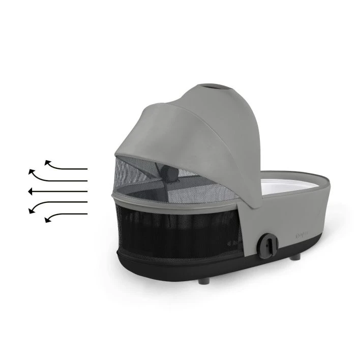 Mios Carrycot Lux - Mirage Grey 7 Mios Carrycot Lux - Mirage Grey - Image 5