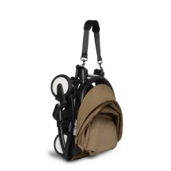 BABYZEN YOYO2 6mth+ Stroller With Free Backpack - Black With Toffee -Pushchairs Store 6h