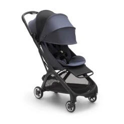 Butterfly Stroller Black / Stormy Blue -Pushchairs Store 7145 1