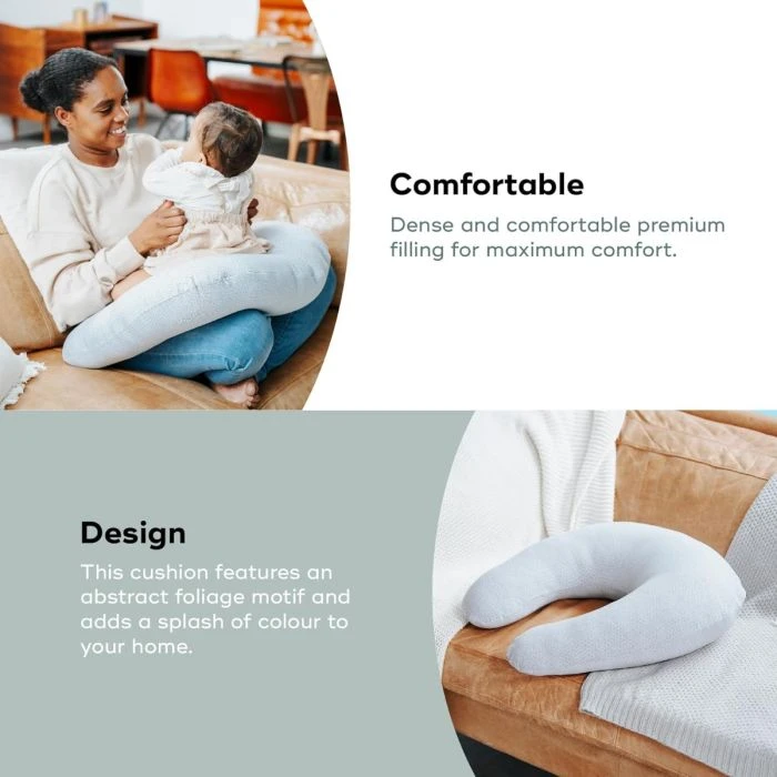 B.Love Compact Nursing Pillow - Mineral Grey 5 B.Love Compact Nursing Pillow - Mineral Grey - Image 3