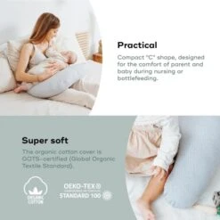 B.Love Compact Nursing Pillow - Mineral Grey 11 B.Love Compact Nursing Pillow - Mineral Grey -Pushchairs Store 81pp9sxnh l. ac sl1500