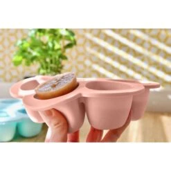 Multipurpose Silicone Storage Pots 90ml - Pink 8 Multipurpose Silicone Storage Pots 90ml - Pink -Pushchairs Store 912595 product amb 3