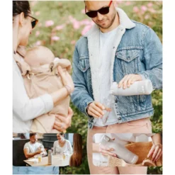 MOOV & FEED Rechargeable Bottle Warmer - Mineral Beige -Pushchairs Store a002103moov feed 2