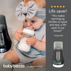 Baby Brezza Bottle & Breastmilk Warmer 23 Baby Brezza Bottle & Breastmilk Warmer -Pushchairs Store baby brezza bottlebreast milk warmer lifestyle7