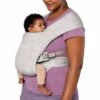 Embrace Newborn Carrier Soft Knit -Soft Grey 1 Embrace Newborn Carrier Soft Knit -Soft Grey -Pushchairs Store baby carrier embrace knit soft grey 2