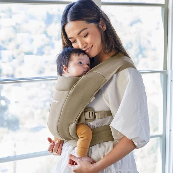 Embrace Newborn Carrier Soft Knit - Olive 4 Embrace Newborn Carrier Soft Knit - Olive - Image 2