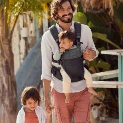 BabyBjorn Carrier Harmony 3D Mesh - Anthracite 23 BabyBjorn Carrier Harmony 3D Mesh - Anthracite -Pushchairs Store babybjorn harmony baby carrier 3d mesh anthracite lifestyle 3 1800x1800