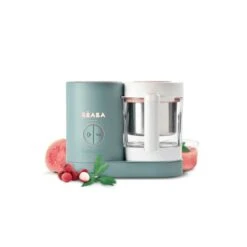 Beaba Babycook Neo Food Maker - Eucalyptus -Pushchairs Store beaba baby weaning beaba babycook neo baby food steamer blender eucalyptus 2