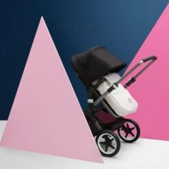 Bugaboo Footmuff Fresh White -Pushchairs Store bugaboo footmuff fresh white 2021 lifestyle 1800x1800
