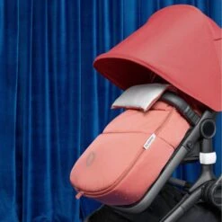 Bugaboo Footmuff Sunset Red -Pushchairs Store bugaboo footmuff sunset red 2021 lifestyle 1800x1800