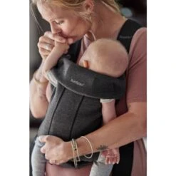 BabyBjorn Carrier Mini 3d Jersey - Charcoal Grey 10 BabyBjorn Carrier Mini 3d Jersey - Charcoal Grey -Pushchairs Store char4 1