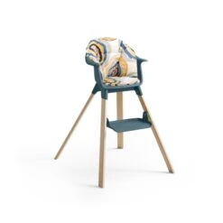 Clikk™ Highchair - Fjord Blue 13 Clikk™ Highchair - Fjord Blue -Pushchairs Store clikk natural fjordblue multicircle cnfg 1 1