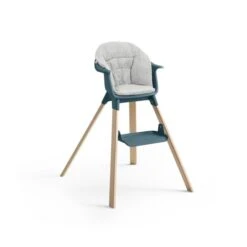 Clikk™ Highchair - Fjord Blue 12 Clikk™ Highchair - Fjord Blue -Pushchairs Store clikk natural fjordblue nordicgrey cnfg 1 1