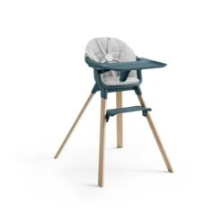 Clikk™ Highchair - Fjord Blue 10 Clikk™ Highchair - Fjord Blue -Pushchairs Store clikk tray natural fjordblue harness nordicgrey cnfg 2