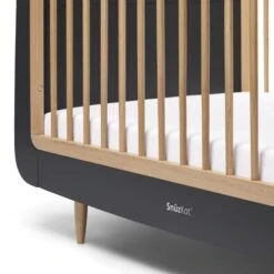 SnuzKot Skandi Cot Bed Slate - Natural 18 SnuzKot Skandi Cot Bed Slate - Natural -Pushchairs Store cot8 1
