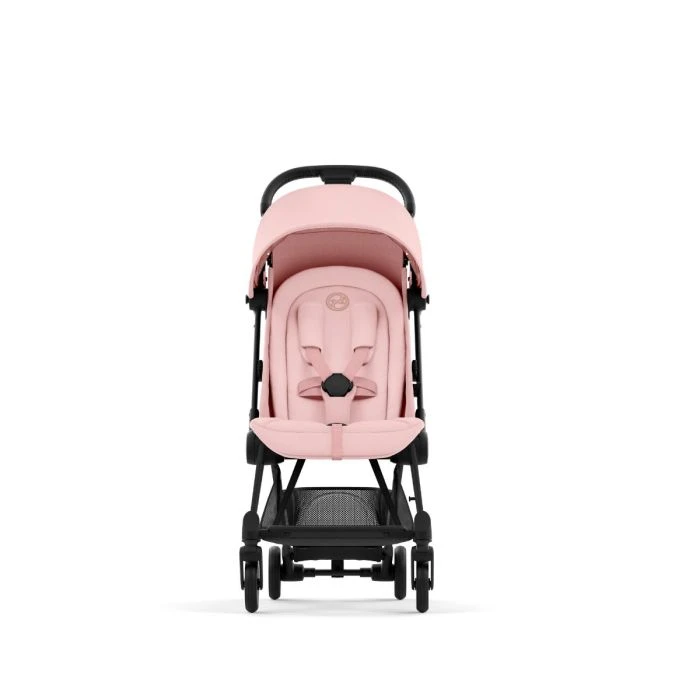 Coya Stroller Matt Black - Peach Pink 4 Coya Stroller Matt Black - Peach Pink - Image 2