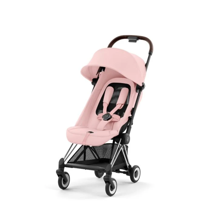 Coya Stroller Chrome - Peach Pink 5 Coya Stroller Chrome - Peach Pink - Image 3