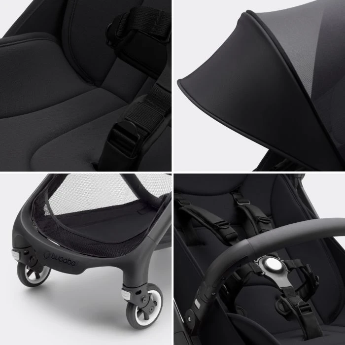 Butterfly Stroller - Black/Midnight Black 11 Butterfly Stroller - Black/Midnight Black - Image 9