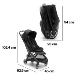 Butterfly Stroller - Black/Midnight Black 26 Butterfly Stroller - Black/Midnight Black -Pushchairs Store estorelabs.2023.09.11.bugaboo.butterfly.black .si .dimensions 1