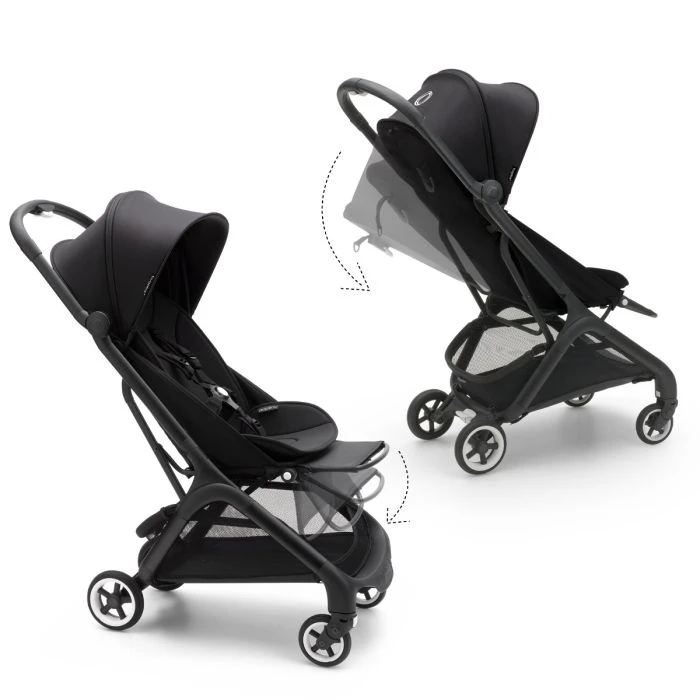 Butterfly Stroller - Black/Midnight Black 16 Butterfly Stroller - Black/Midnight Black - Image 14