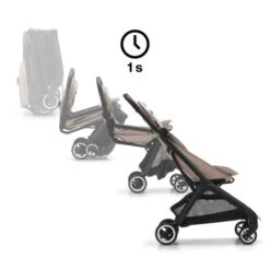 Butterfly Stroller - Black/Desert Taupe -Pushchairs Store estorelabs.2023.09.11.bugaboo.butterfly.taupe .si .fold unfold 1
