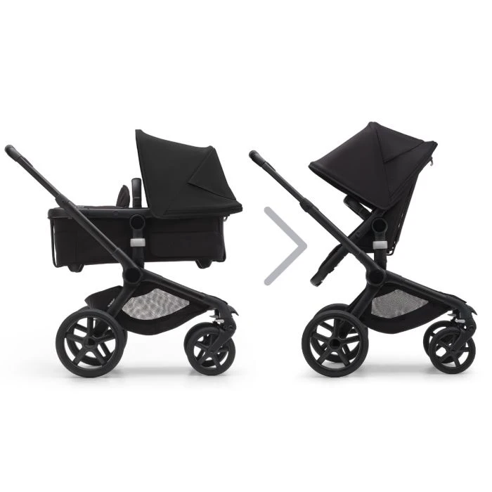Fox 5, 2-in-1 All Terrain Stroller - Black/Midnight Black 14 Fox 5, 2-in-1 All Terrain Stroller - Black/Midnight Black - Image 12