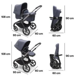 Fox 5, 2-in-1 All Terrain Stroller - Graphite/Stormy Blue 23 Fox 5, 2-in-1 All Terrain Stroller - Graphite/Stormy Blue -Pushchairs Store estorelabs.2023.09.11.bugaboo.fox5 .blue .si .dimensions