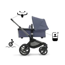 Fox 5, 2-in-1 All Terrain Stroller - Graphite/Stormy Blue -Pushchairs Store estorelabs.2023.09.11.bugaboo.fox5 .blue .si .icons