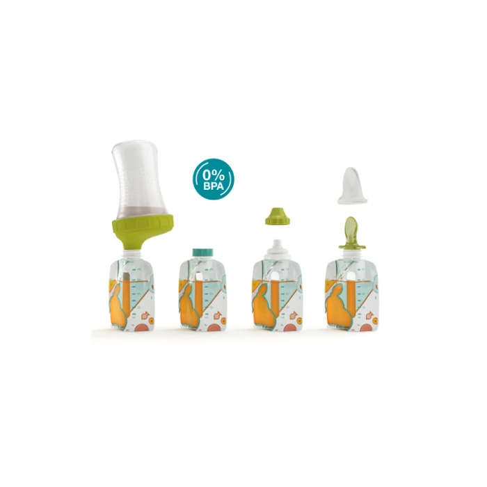 Babymoov FoodiiReusable Food Pouches Starter Kit 3 Babymoov FoodiiReusable Food Pouches Starter Kit