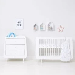 SnuzPouch Sleepi™ng Bag 1 Tog 0-6 Months Grey Star -Pushchairs Store gstar2