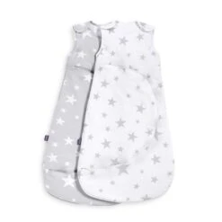 SnuzPouch Sleepi™ng Bag 1 Tog 0-6 Months Grey Star -Pushchairs Store gstar3