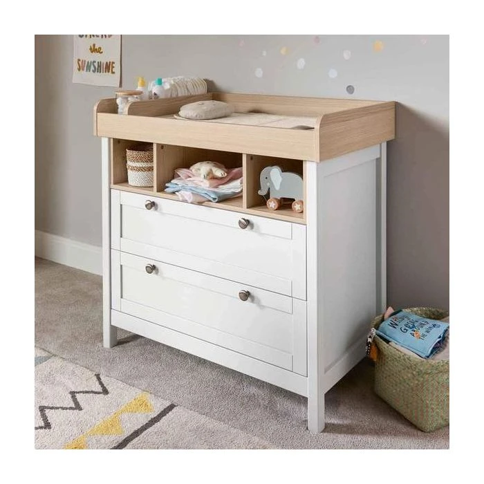 Harwell Cot Bed Set - White/Oak 10 Harwell Cot Bed Set - White/Oak - Image 8