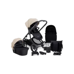 Orange 4 Pushchair Bundle Jet - Latte