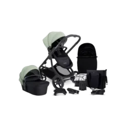 Orange 4 Pushchair Bundle Jet -Pistachio
