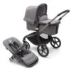 Fox 5, 2-in-1 All Terrain Stroller - Graphite/Grey Melange 2 Fox 5, 2-in-1 All Terrain Stroller - Graphite/Grey Melange -Pushchairs Store large jpg 100051038 fox5 gra gm grey melange combi 1