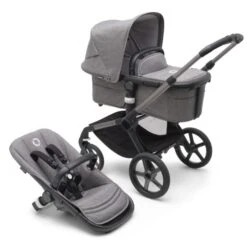 Fox 5, 2-in-1 All Terrain Stroller - Graphite/Grey Melange