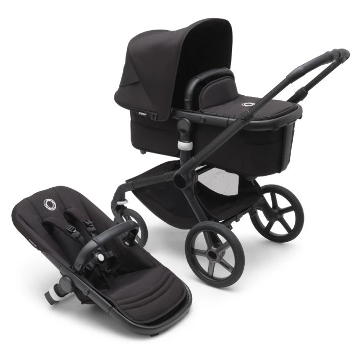 Fox 5, 2-in-1 All Terrain Stroller - Black/Midnight Black 3 Fox 5, 2-in-1 All Terrain Stroller - Black/Midnight Black