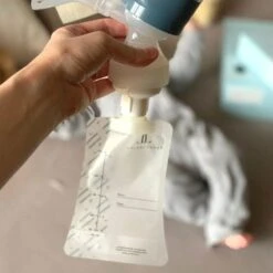 Milk Storage Bags - 10 Pack + Adapter -Pushchairs Store lola lykke milk storage bags 10 pack adapter lifestyle 1800x1800