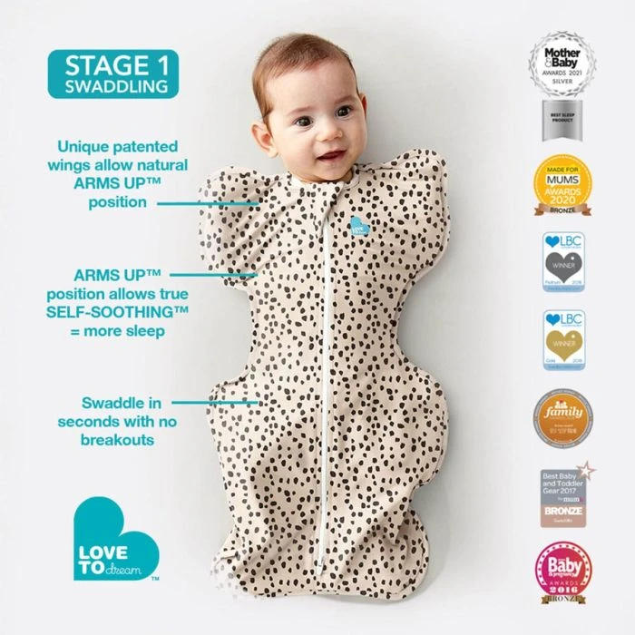 Love To Swaddle UP Cotton 1TogMedium -Animal Print Beige 8 Love To Swaddle UP Cotton 1TogMedium -Animal Print Beige - Image 6