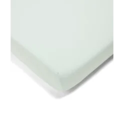 Cot Bed Single Fitted Sheet - Aqua